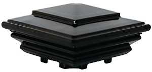 Regal DPC-T-BL Post Cap, Tower Top, Aluminum, Black