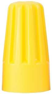 Gardner Bender WireGard GB-4 Series 25-004 Wire Connector, Yellow, 18 to 10 AWG Wire, Steel Contact, 25/BAG