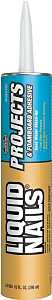 Liquid Nails LN-604 Project and Foamboard Adhesive, Off-White, 10 oz Cartridge