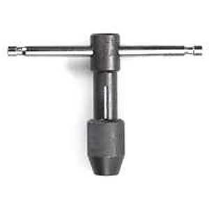 Irwin Hanson 12001ZR Tap Wrench, 8 in L, Steel, T-Shaped Handle