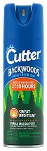 Cutter Backwoods 96280 Insect Repellent, 6 oz Aerosol Can, Liquid, Light Yellow, Deet, Ethanol