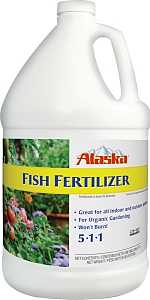 Alaska 100099249 Fish Fertilizer, 1 gal, Jug, Liquid
