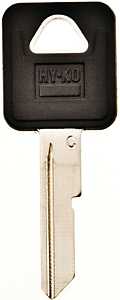 Hy-Ko 12005B50 Key Blank, Brass, B50 Key Number, Nickel