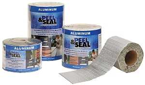 MFM 50012 Roofing Membrane, 33-1/2 ft L, 12 in W, Aluminum/Polymer