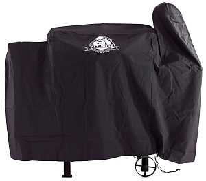 Pit Boss 73820 Grill Cover, 49-1/4 in W, 50 in H, Polyester, Black