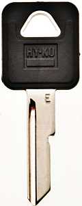 Hy-Ko 12005B44 Key Blank, Brass, Nickel, B44 Key Number