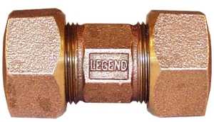 Legend 313-155NL Tube Pipe Union, 1 in, Compression