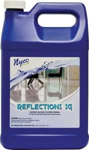 nyco NL90422-900104 Floor Polish, 128 oz, White, Liquid