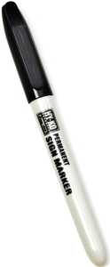 Hy-Ko 40622 Permanent Sign Marker, Black