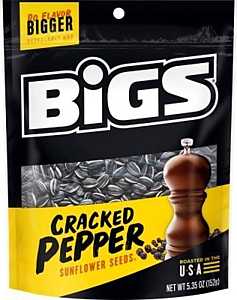Bigs 55035 Sunflower Seed, Black Pepper, 5.35 oz