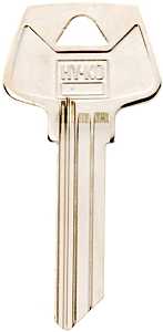 Hy-Ko 11010S31 Key Blank, Brass, Nickel, For: Sargent Cabinet, House Locks and Padlocks, S31 Key Number
