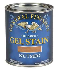 General Finishes NQ Stain, Nutmeg, Gel, Liquid, 1 qt, Can