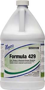 nyco NL429-G4 Floor Cleaner, 1 gal, Liquid, Pleasant, Green