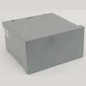 Wiegmann RSC080804RC Screw Cover, 256 cu-in, 1-Gang, Carbon Steel, Gray, Polyester Powder-Coated, Wall