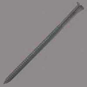 ProFIT 0165192 Deck Nail, 16D, 3-1/2 in L, Steel, Hot-Dipped Galvanized, Flat Head, Ring Shank, 50 lb