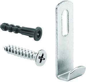 Prime-Line 193675 Mirror Holder Clip, Steel, Chrome