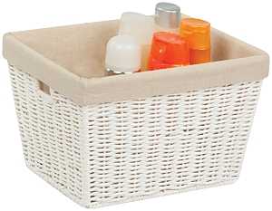 Honey-Can-Do STO-03560 Storage Basket, White