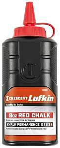 Crescent Lufkin CB08R Chalk Refill, Red, 8 oz Bottle