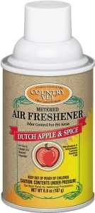 Country Vet 334701CVCA Air Freshener, 6.6 oz Can, Dutch Apple and Spice