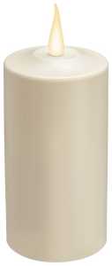 Xodus Innovations FPC1586 Candle, Clear Candle, D Alkaline Battery, LED Bulb