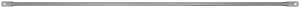 Metaltech M-MGR7 Guard Rail, 84 in Dimensions, Galvanized