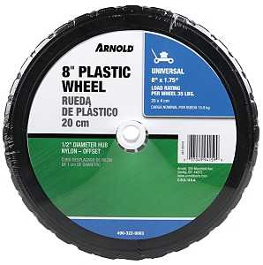 MTD 875-P Universal Tread Wheel, Plastic/Rubber