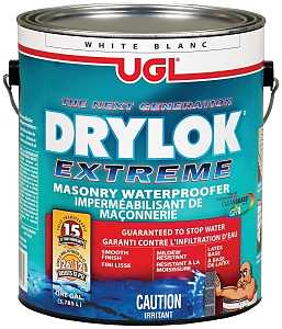 Drylok 24413 Masonry Waterproofer, White, 3.78 L