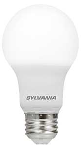 Sylvania 74687 Ultra LED Bulb, General Purpose, A19 Lamp, 60 W Equivalent, E26 Lamp Base, Dimmable, Frosted