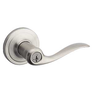 Kwikset Signature Series 740TNL 15SMTCP Entry Lever, Satin Nickel, Zinc, Residential, Re-Key Technology: SmartKey