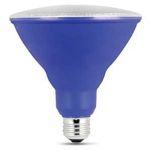 Feit Electric PAR38/B/10KLED/BX LED Bulb, Flood/Spotlight, PAR38 Lamp, E26 Medium Lamp Base, Non-Dimmable, Blue