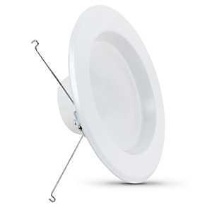 Feit Electric LEDR56/950CA Recessed Downlight, 12.3 W, 120 V, LED Lamp, Aluminum