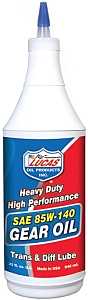 Lucas Oil 10042 Gear Oil, 85W-140, 1 qt Bottle