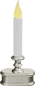 Xodus Innovations FPC1221P Candle, AA Battery, LED Bulb, Amber Bulb, Pewter Holder
