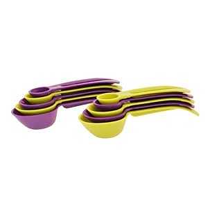 Snap-fit Measuring Spoon Set - 5 Piece Assorted Sizes For Kitchen Use