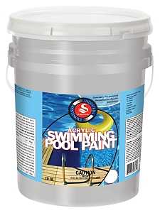 UCP Paints E9646-20-BR Swimming Pool Paint, Latex