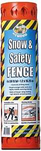TWD SCWB450 Snow and Safety Fence, 50 ft L, Polypropylene, Orange