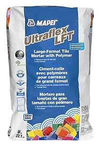 Mapei Ultraflex LFT Series 1125000021 Tile Mortar, Gray, 50 lb, Bag