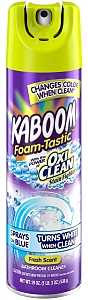 Kaboom Foam-Tastic 35270 Bathroom Cleaner, 19 oz, Liquid, Citrus, Dark Blue
