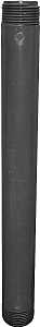 Genova P-12-18 Pipe Nipple, 1/2 in, MIP x MIP, PVC, Gray, SCH 80 Schedule, 18 in L
