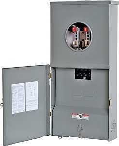 Siemens MC0408B1200RT Series Meter Combination Load Center, Ringless Cover/Lid, 200 A, 4-Space, 4-Jaw, 8-Circuit