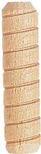 Waddell 774 Dowel Pin, 1/4 in Dia, Hardwood