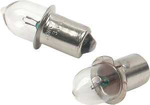Dorcy 41-1661 Replacement Bulb, 3.6 V, 0.75 A, Bayonet Lamp Base, Krypton Lamp