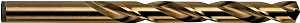 Irwin 63119 Jobber Drill Bit, 19/64 in Dia, 4-3/8 in OAL, Spiral Flute, 19/64 in Dia Shank, Cylinder Shank