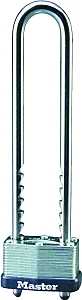 Master Lock 517D Padlock, Keyed Different Key, Adjustable Shackle, 9/32 in Dia Shackle, 2-3/4 to 5-3/8 in H Shackle