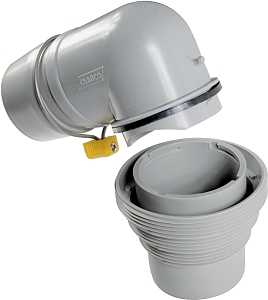 Camco USA Easy Slip 39144 Hose Adapter, Threaded, Gray