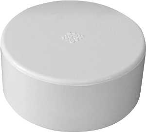 Canplas 414264BC Pipe Cap, 4 in, Hub, PVC