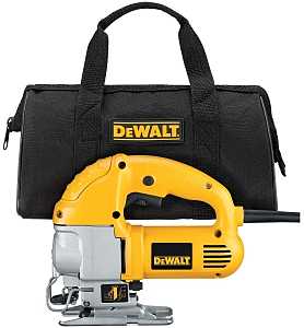 DEWALT DW317K Jig Saw Kit, 5.5 A, 1 in L Stroke, 0 to 3000 spm, Includes: Contractor Bag and DW317 Jig Saw