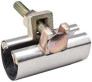 Mueller 160-603HP 1-Bolt Pipe Repair Clamp, 1/2 in, 430 Stainless Steel