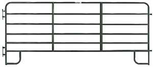 TARTER ECG12T Corral Panel, 12 ft L, Steel
