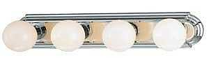Canarm IVLBS13WH Vanity Light, 60 W, 3-Lamp, G Lamp, White Fixture